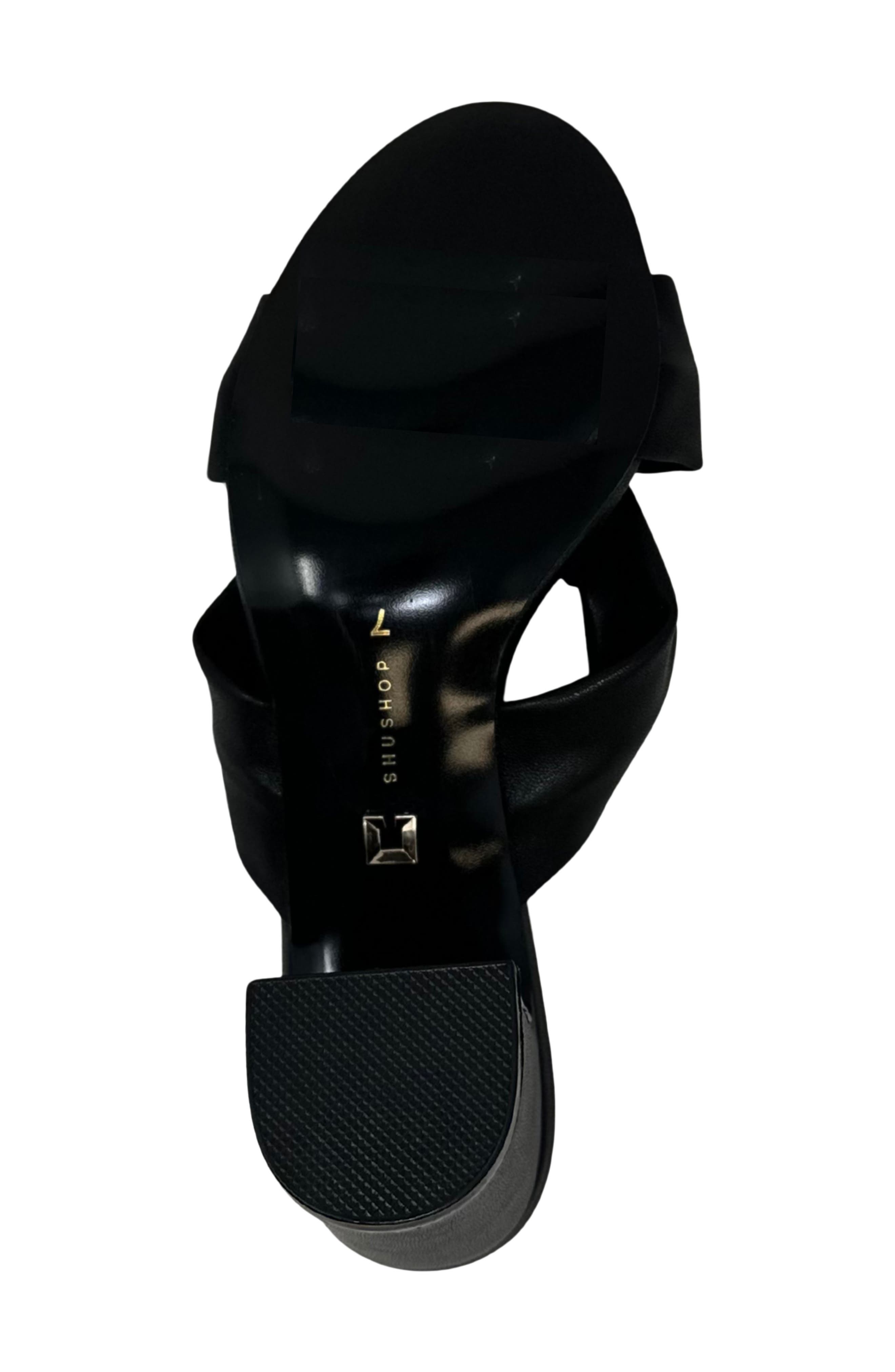 SHUSHOP Felicity Sandal, Alternate, color, Black