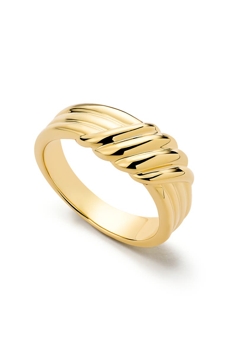 Ana Luisa Gold Band Ring - Lydia, Main, color, Gold