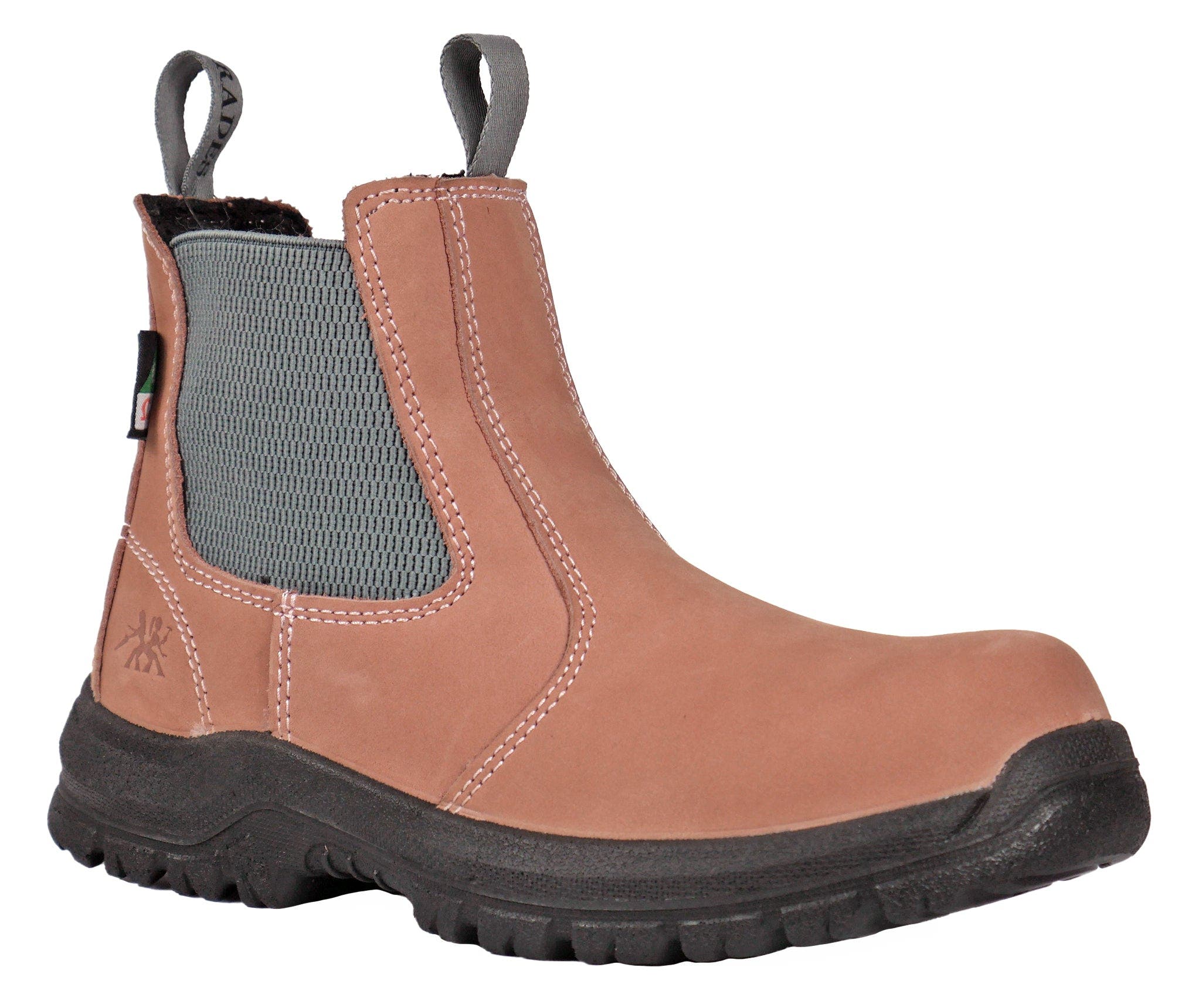 Moxie Trades Moxie Angelina Womens Composite Toe Chelsea Work Boot, Main, color, Pink