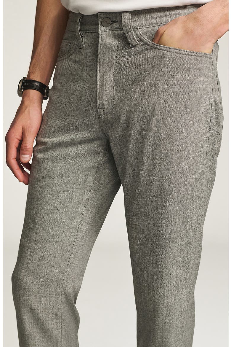 Charisma Relaxed Straight Leg Twill Pants, Alternate, color, GREY CROSS TWILL