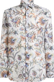 Etro Roma Cotton Muslin Dress Shirt