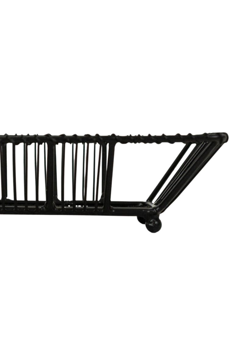 Wire Soap Dish Black Metal, Alternate, color, Black