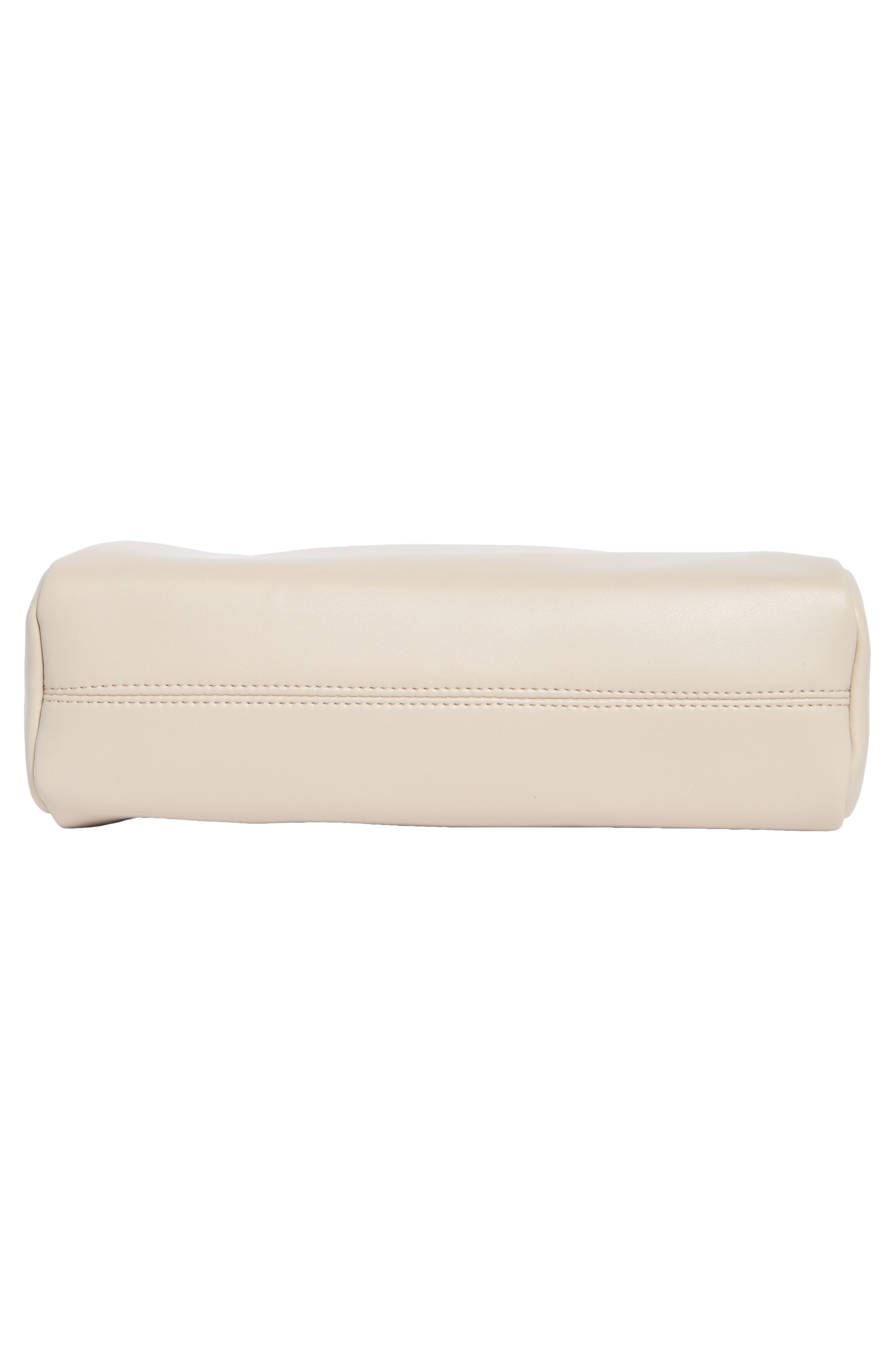 Bowler Faux Leather Shoulder Bag, Alternate, color, ALMOND