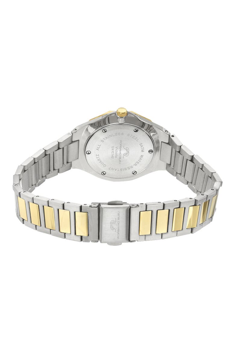 Victoria Two-Tone Bracelet Strap Watch, 33mm, Alternate, color, TWO TONE