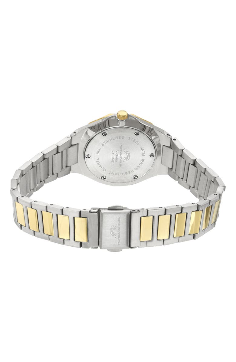 PORSAMO BLEU Victoria Two-Tone Bracelet Strap Watch, 33mm, Alternate, color, Two Tone