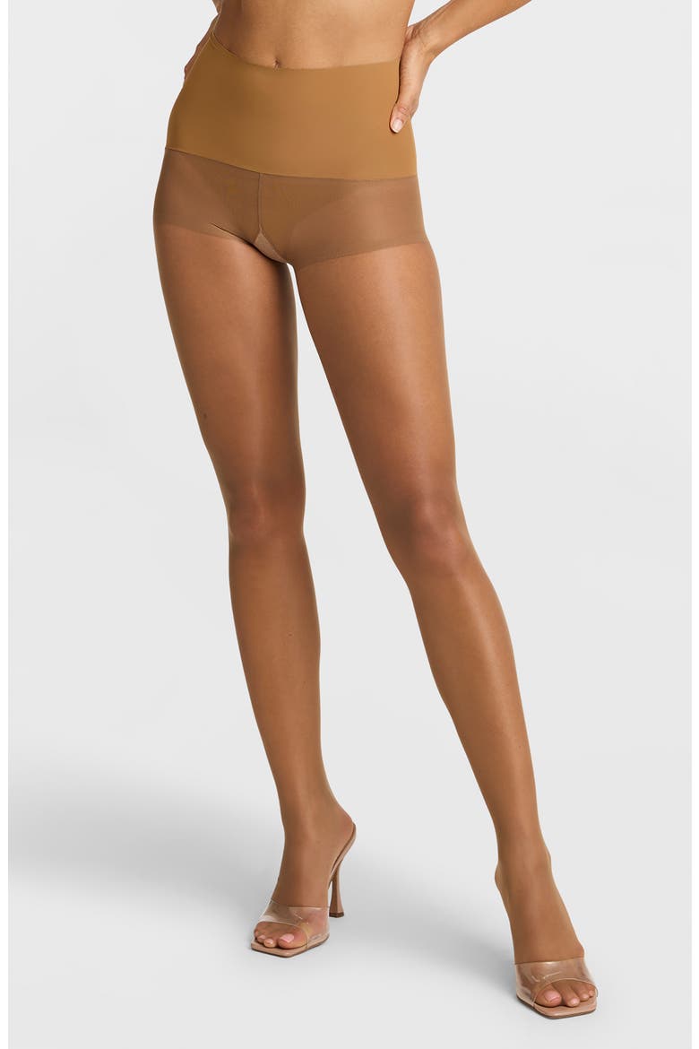 Highlighter Sheer Tights, Alternate, color, MOCHA