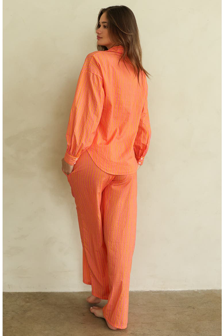 Marina Grande Pants, Alternate, color, Bellini Stripe