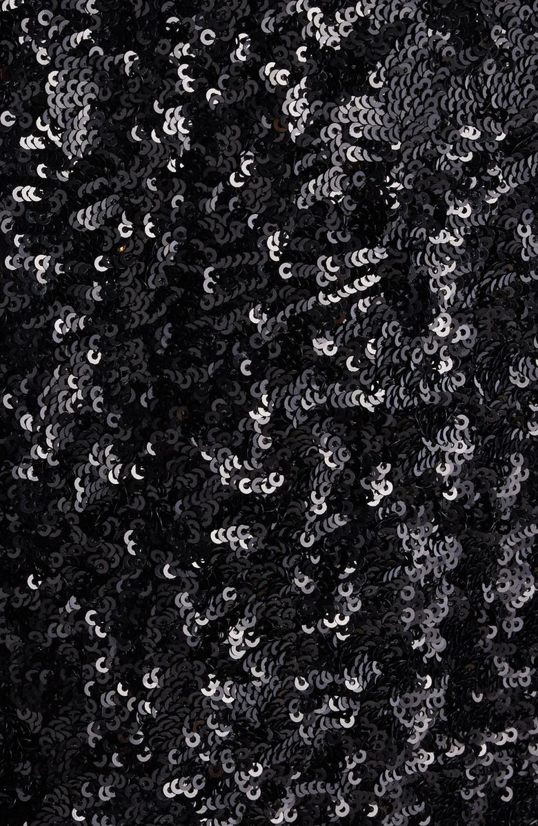 Balmain Crystal Grape Sequin Minidress, Alternate, color,