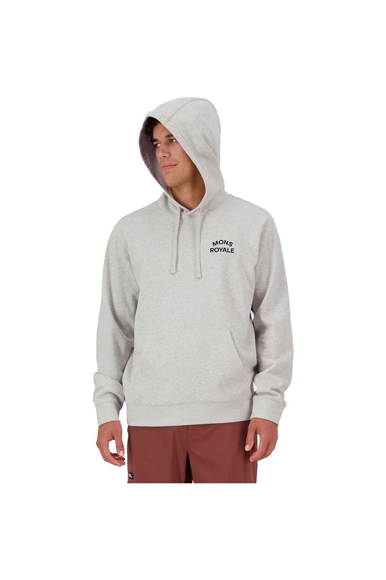Inversion Merino Hoodie - Men's, Alternate, color, Light Grey Heather