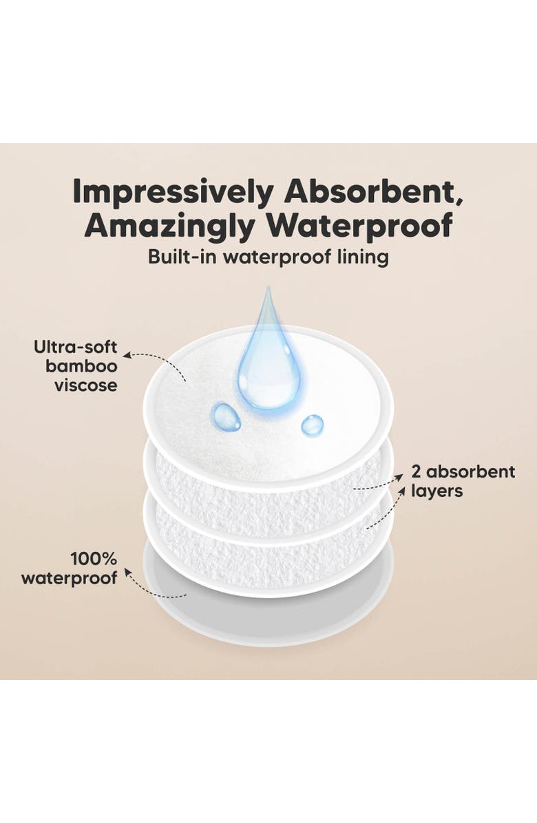 KeaBabies Soothe Nursing Pads, Alternate, color, Cool Gray