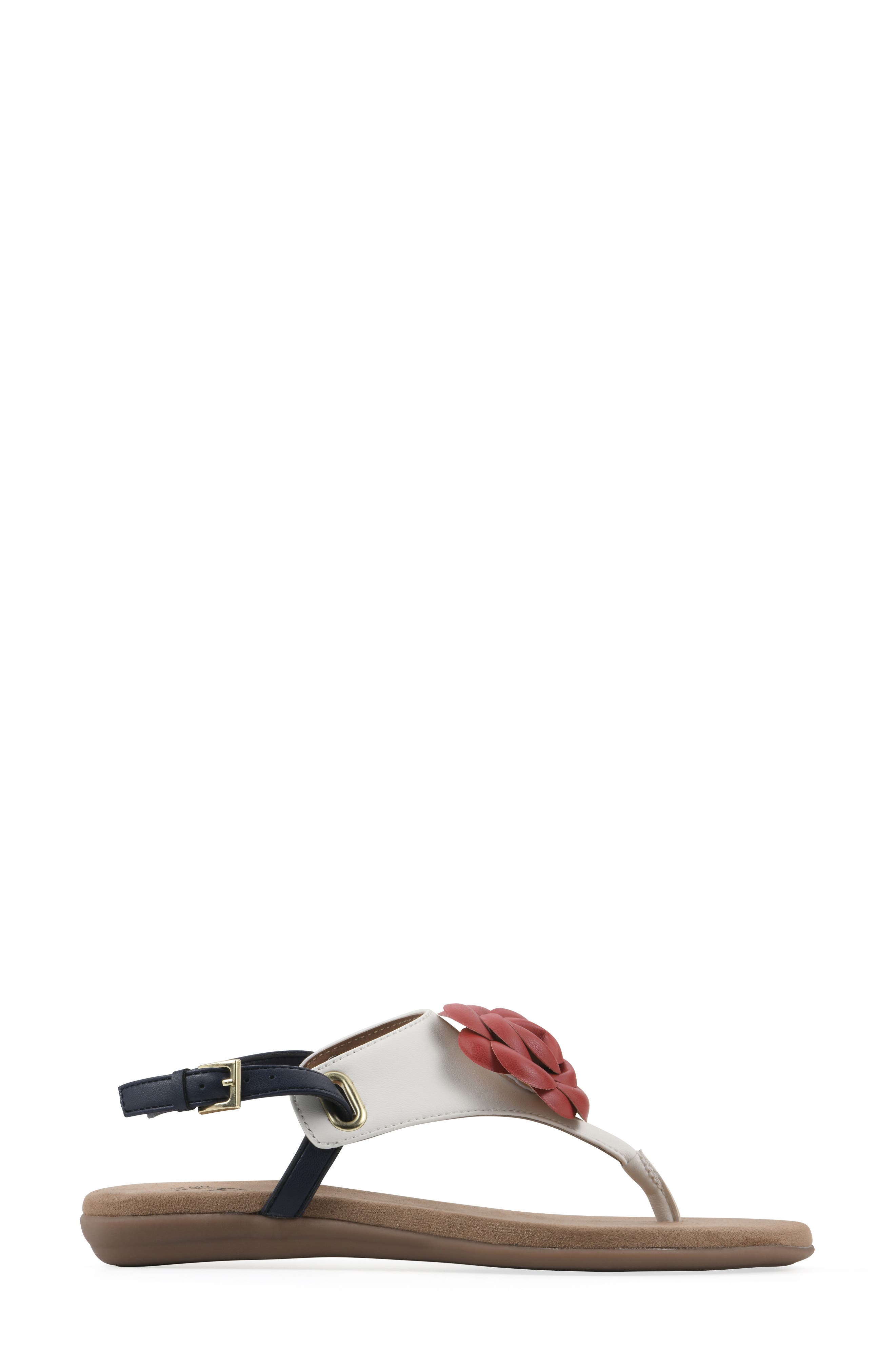 White Mountain Footwear Lifey Slingback Sandal, Alternate, color, Americana/ Multi/ Smooth