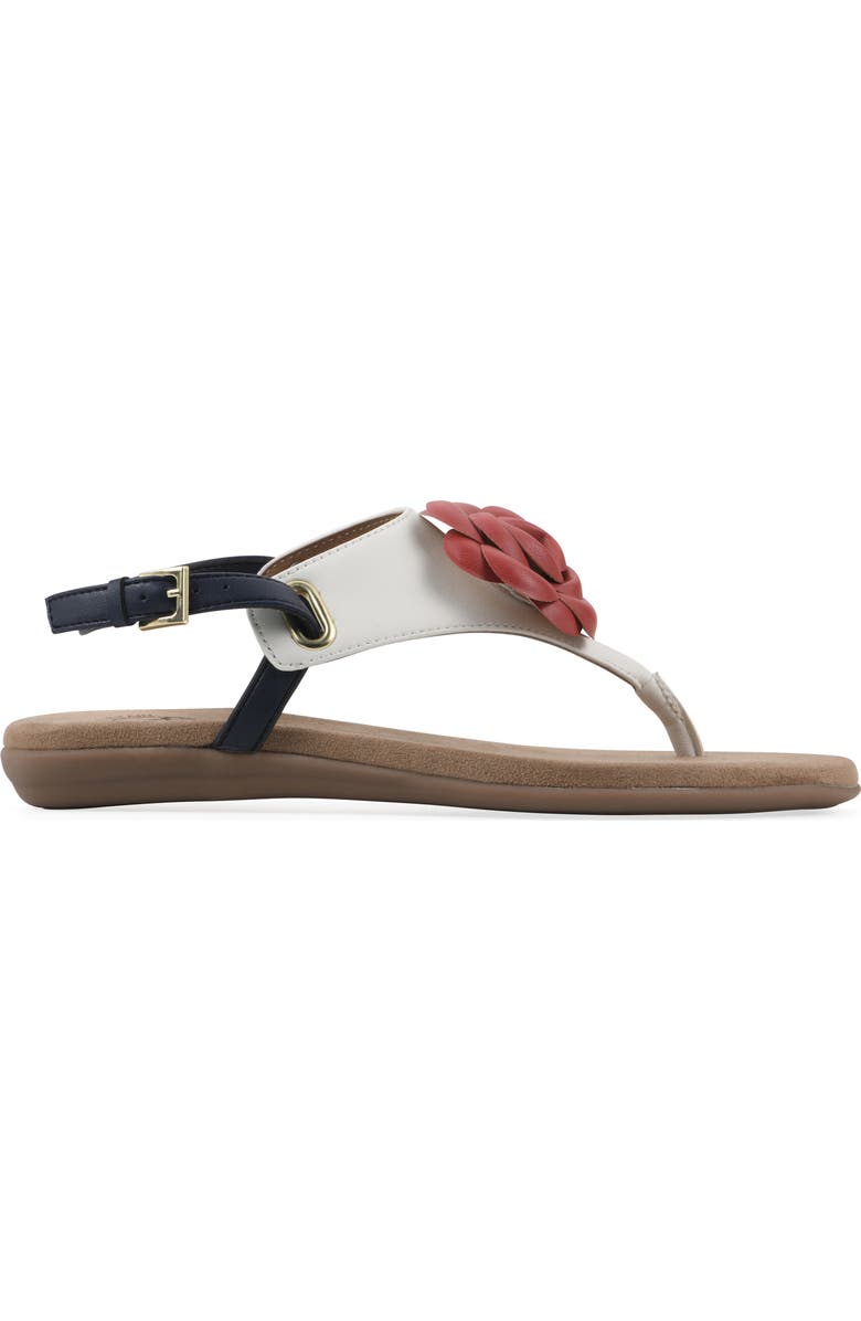 White Mountain Footwear Lifey Slingback Sandal, Alternate, color, Americana/ Multi/ Smooth
