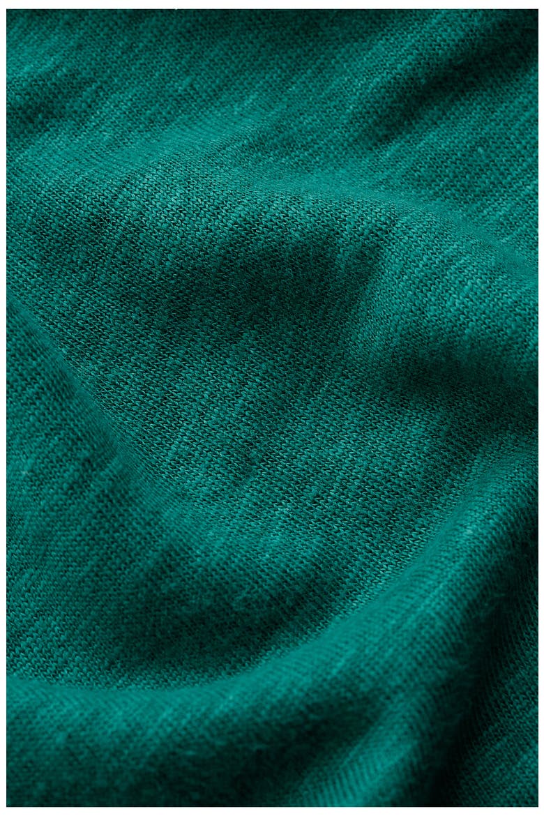 Carn Cove Linen T-Shirt, Alternate, color, PINE SHOOTS
