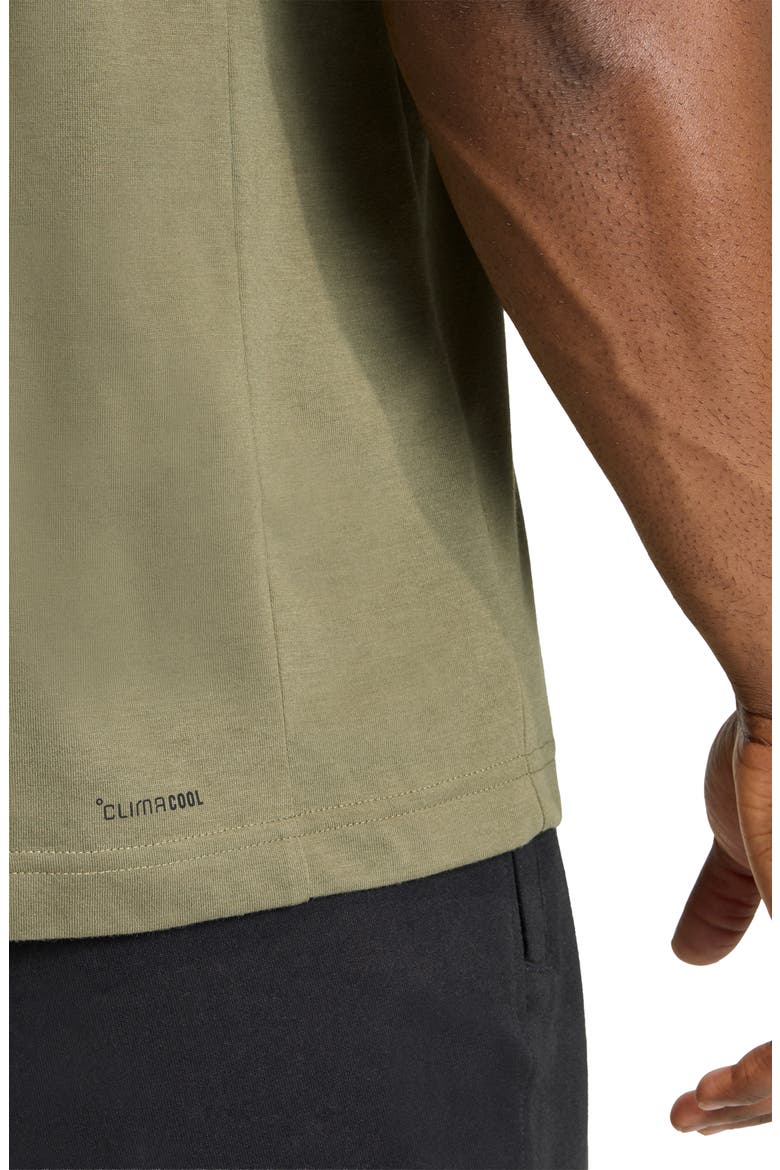Climacool Training Tee, Alternate, color, OLIVE STRATA