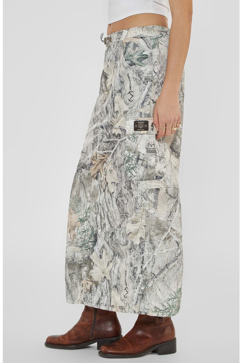 x RealTree Camo Cargo Maxi Skirt, Alternate, color, GO REALTREE WASHED EDGE