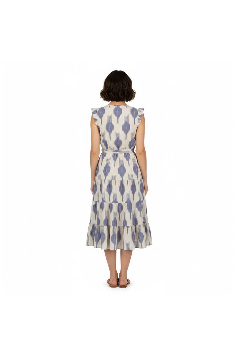 Giselle Women's Maxi Dress La Creme Ikat, Alternate, color, Cream