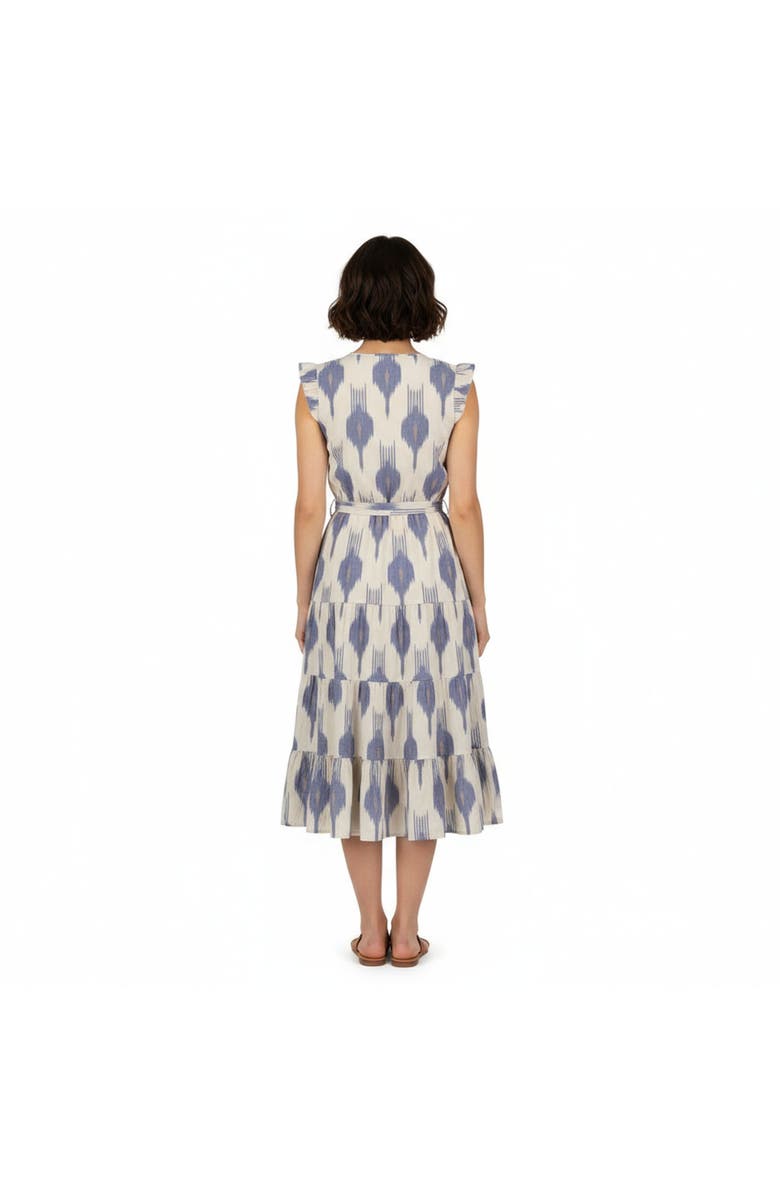 Mer St. Barth Giselle Women's Maxi Dress La Creme Ikat, Alternate, color, Cream