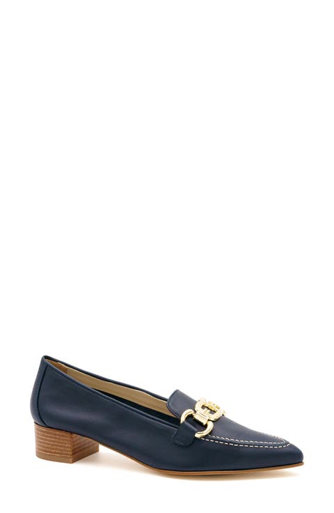 Amarone Pointed Toe Bit Loafer Pump (Women)