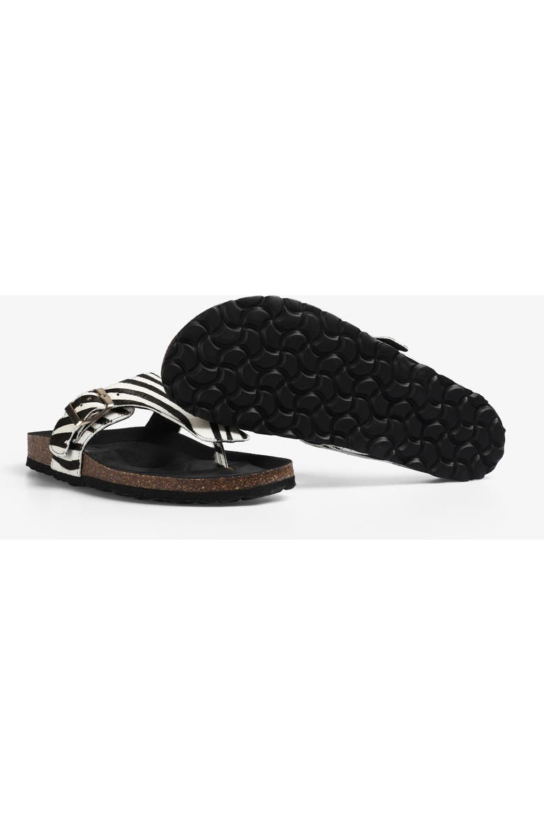 Scalpers Bio Zebra Sandal, Alternate, color,