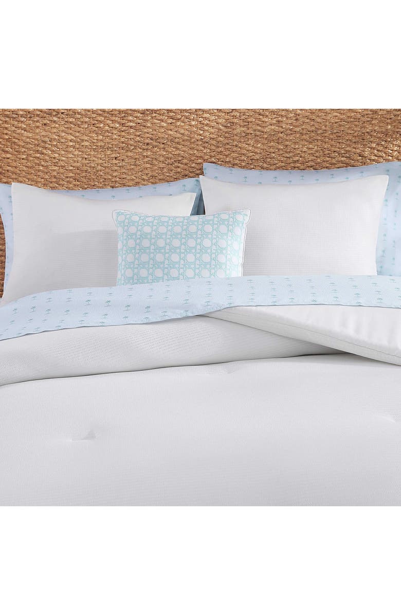 Tommy Bahama Seersucker Solid Comforter Set, Alternate, color, White