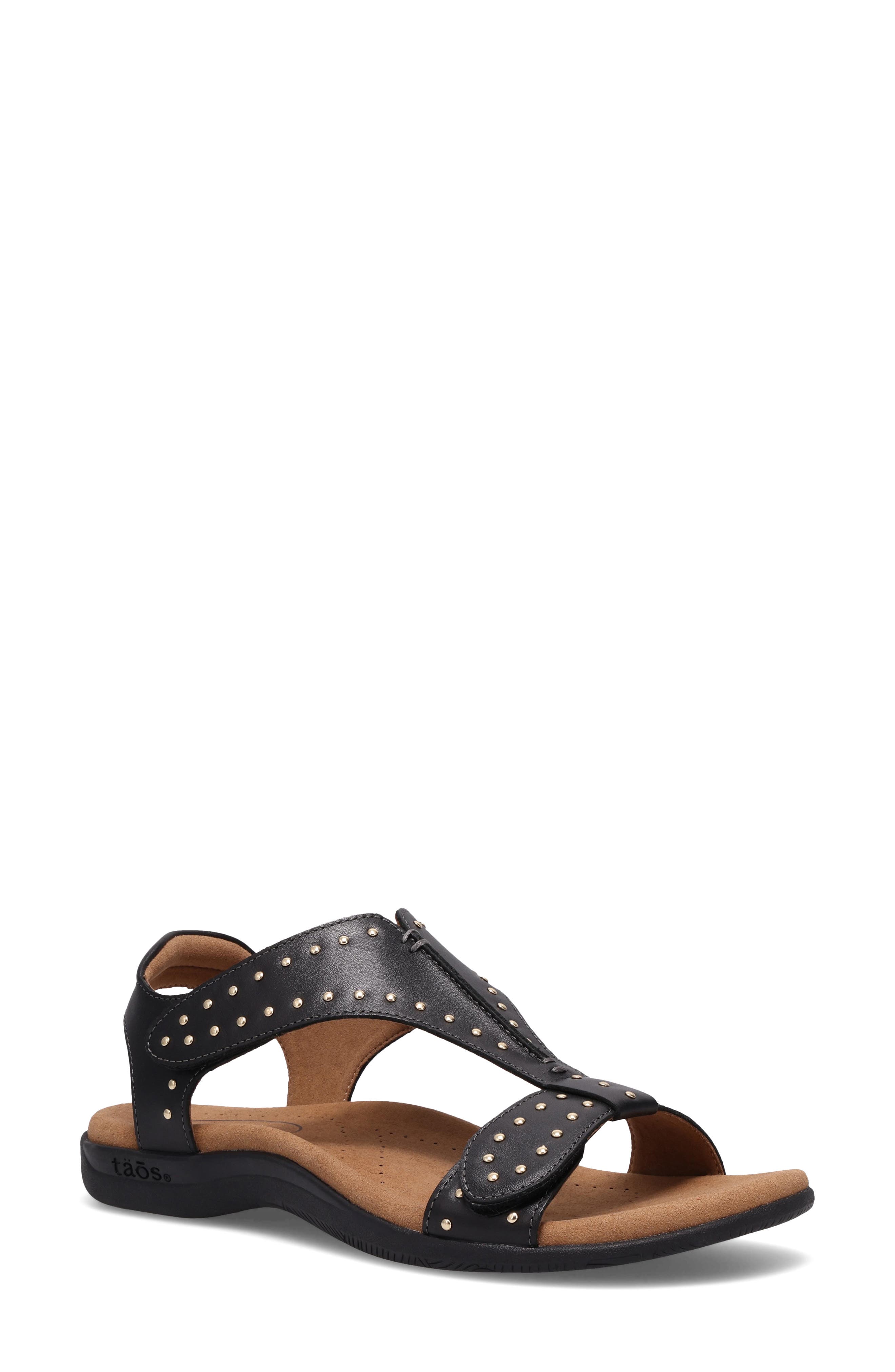 Taos Show Stopper Ankle Strap Sandal, Main, color, Black