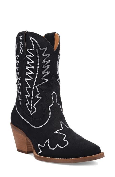 Tiny Pony Rhinestone Western Boot (Women)