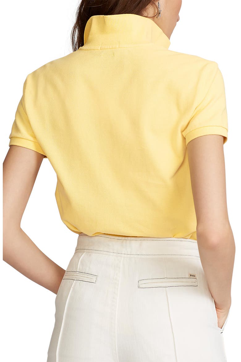 Classic Fit Cotton Piqué Knit Polo, Alternate, color, CORN YELLOW