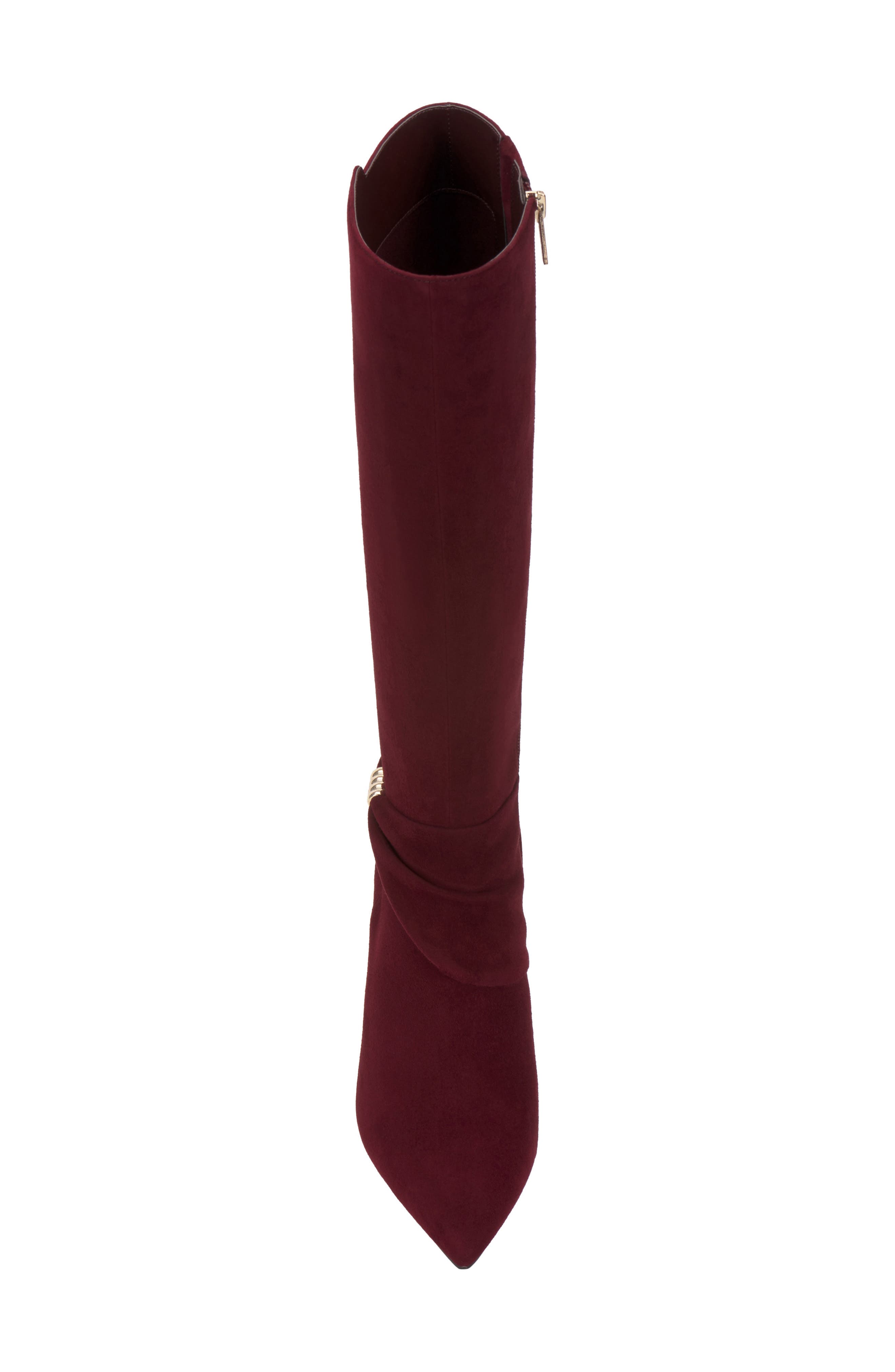 Meezo Knee High Boot, Alternate, color, POMEGRANATE