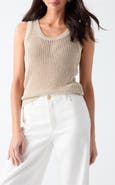 Marciano Najat Open Knit Sleeveless Sweater