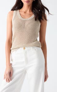 Marciano Najat Open Knit Sleeveless Sweater