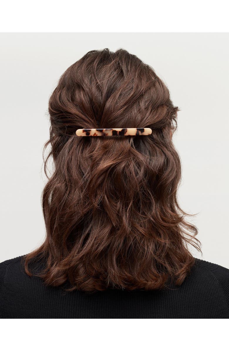 MACHETE Slim Paris Barrette, Alternate, color, Black Marble