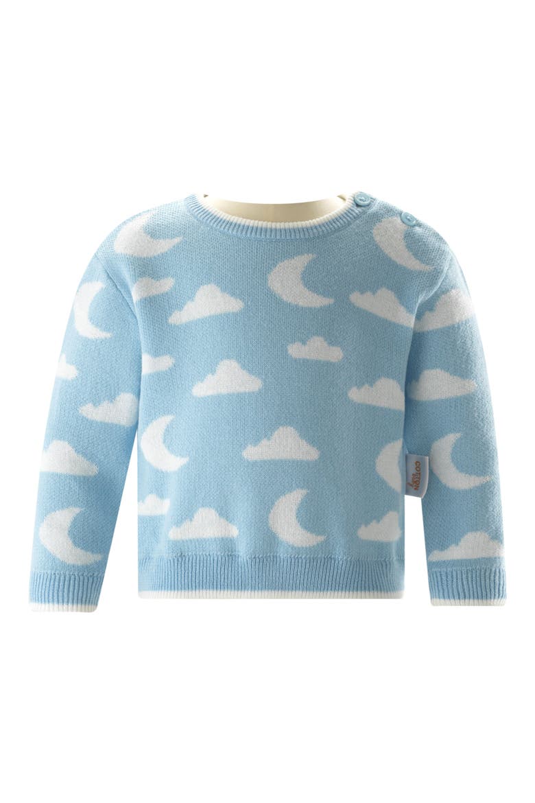 Cloud & Moon Knit Sweater & Leggings Set, Alternate, color, Blue