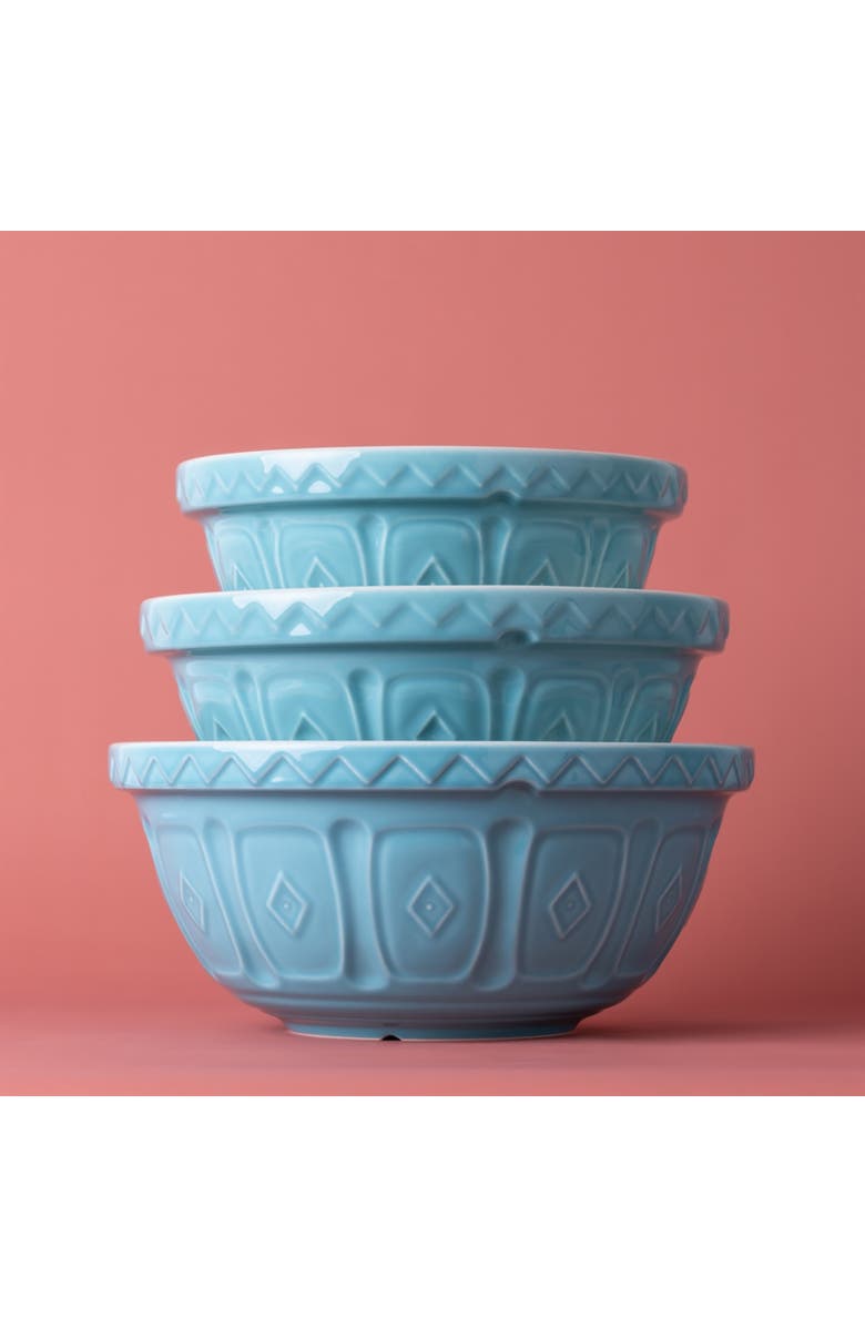 MASON CASH Color Mix Turquoise Size 12 Mixing Bowl, 4.25 Quart, Alternate, color,