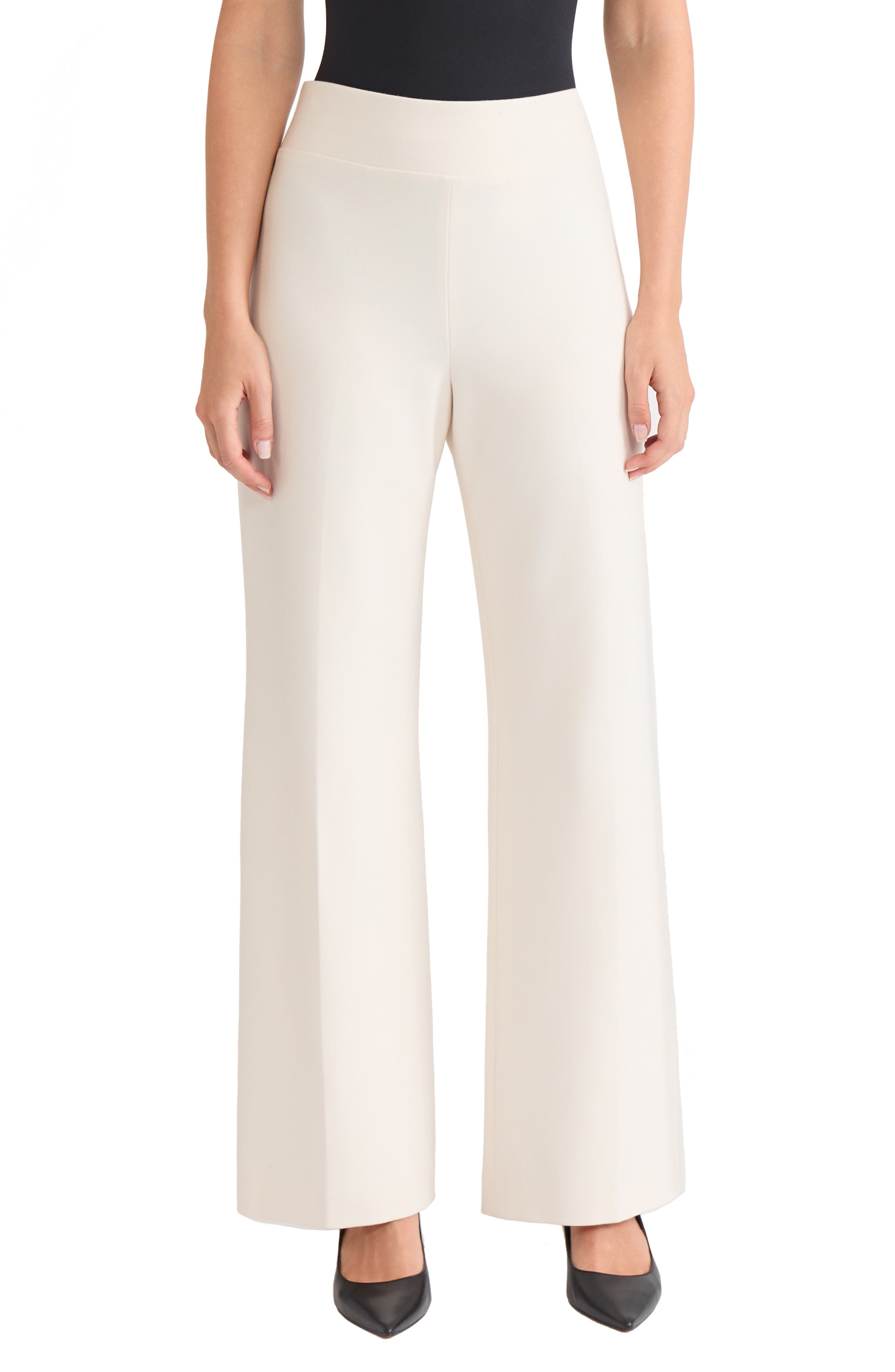 Pull On Wide Leg Pants