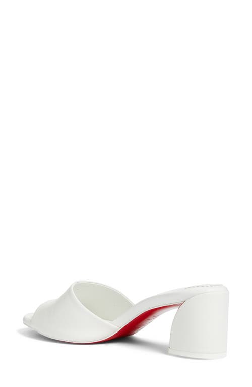 Christian Louboutin Jane Slide Sandal In White