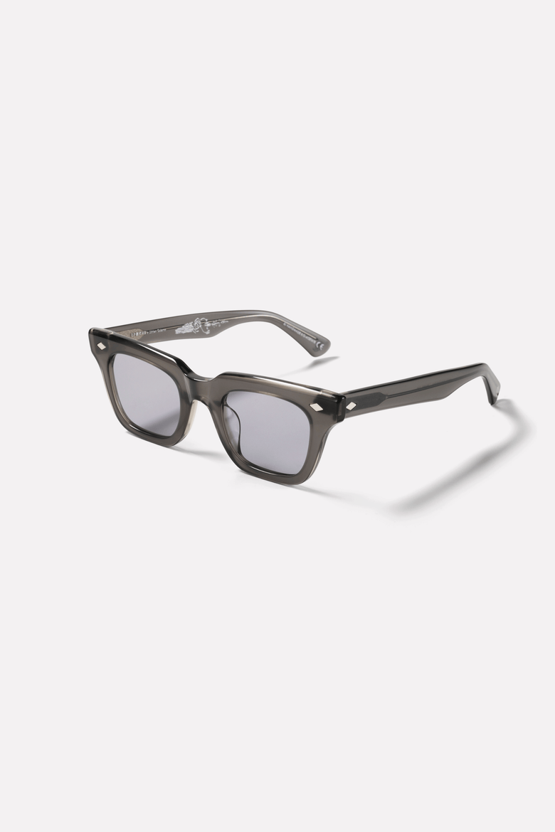 Stereo x Eithan Osborne Sunglasses, Main, color, Iced Grey Polished / Grey