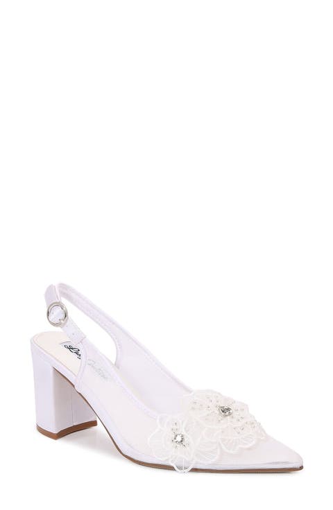 Ballroom Pointed Toe Slingback Pump (Women)