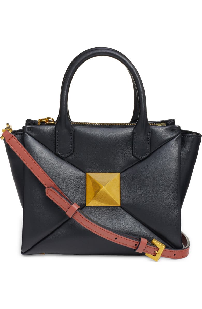 Valentino Garavani One Stud Small Leather Top Handle Bag, Alternate, color,