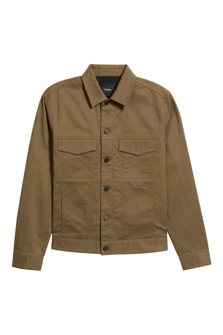 River Neoteric Twill Trucker Jacket, Alternate, color, DUFFLE