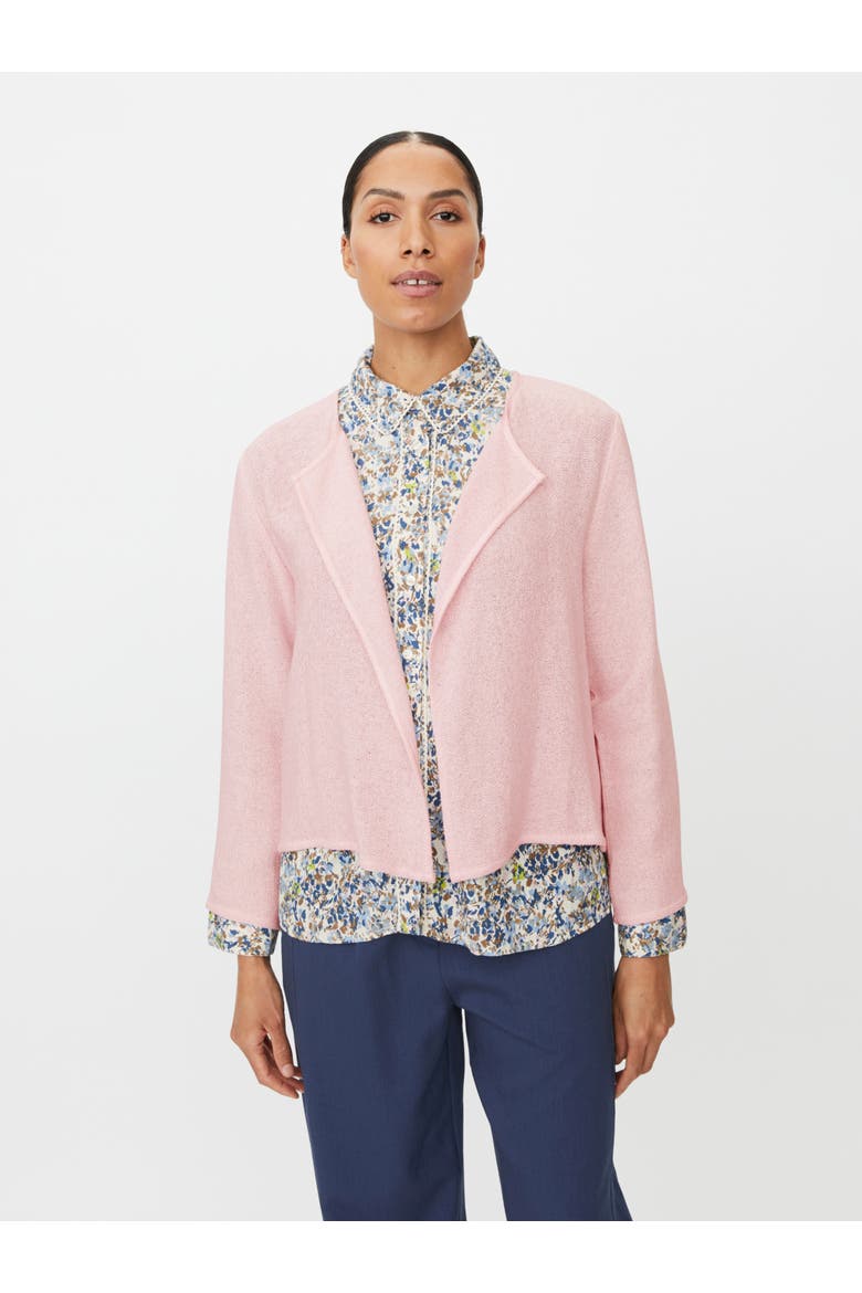 MaJulitta Open Front Cardigan, Main, color, Primrose