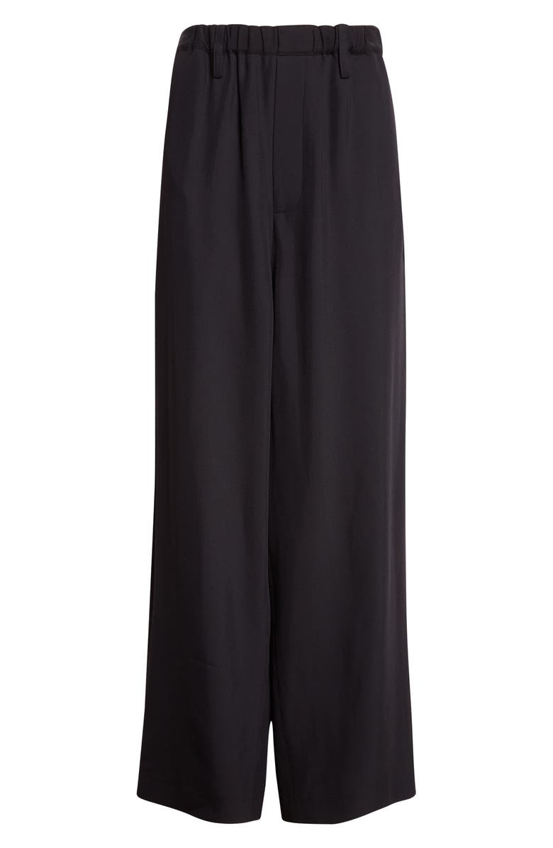 Proenza Schouler Salome Classic Twill Pants, Alternate, color, Black