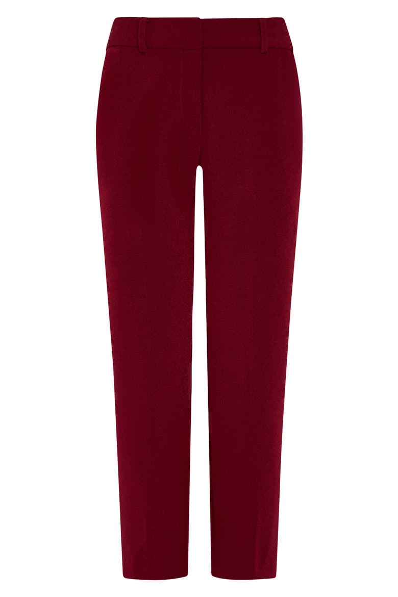 Nicola Cady Slim Leg Pants, Main, color, BURGUNDY