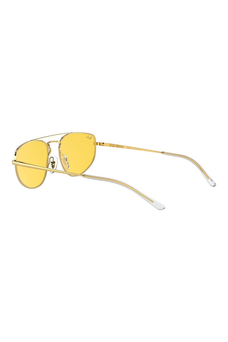 55mm Sunglasses, Alternate, color, SHNYGOLD/YLWGRN EVOLV PHOTOCHR