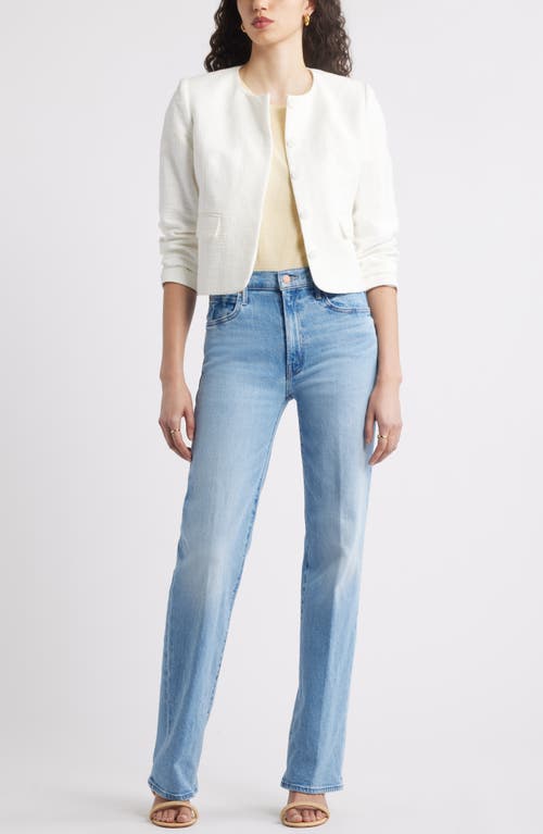 Nordstrom Pima Cotton Slub Crewneck T-shirt In Yellow Mist
