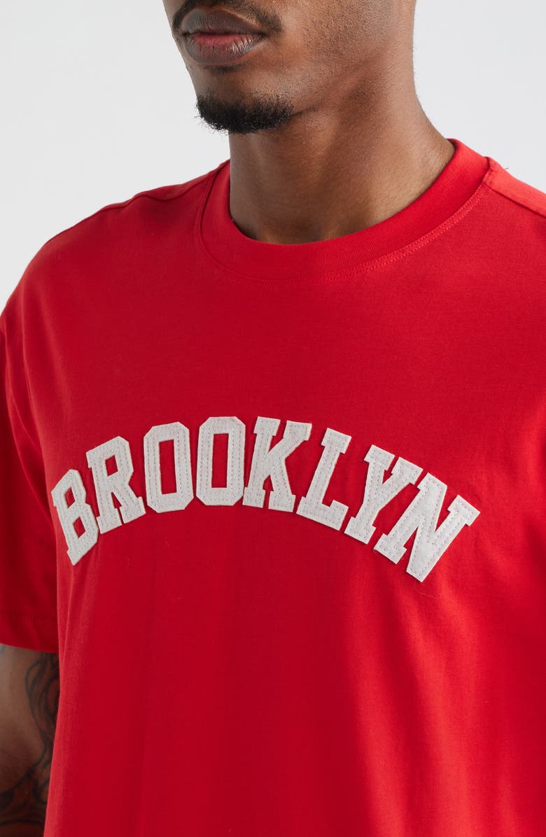 Brooklyn Industries Logo T-Shirt, Alternate, color, Goji Berry