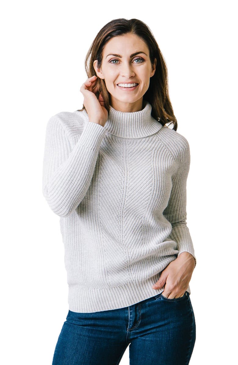 Hope & Henry Women's Ribbed Turtleneck Sweater, Main, color,
