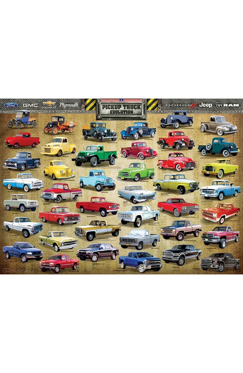 Eurographics Pickup Truck Evolution Puzzle, 1000 Pieces, Alternate, color, Multicolored