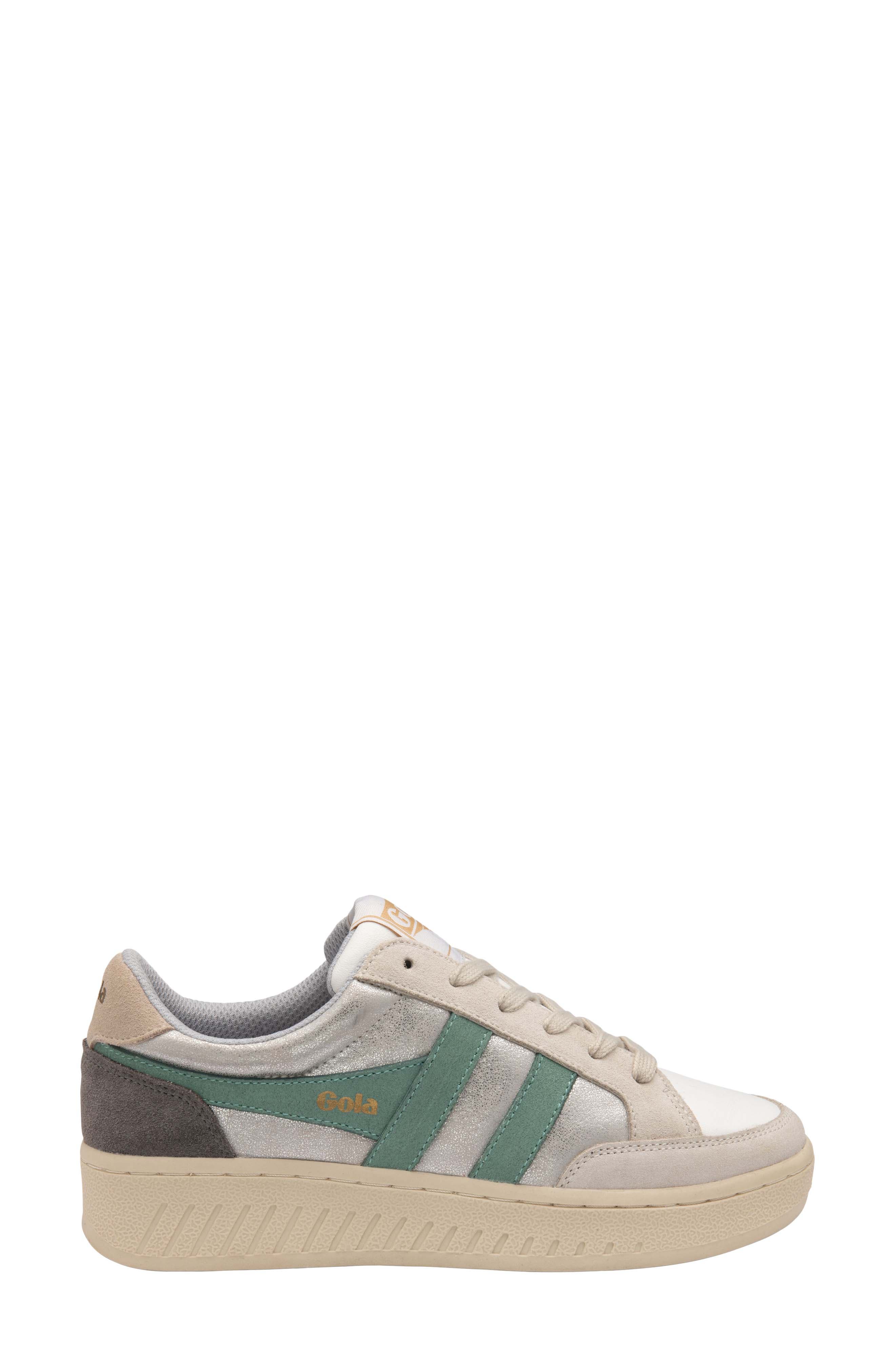 Gola Super Slam Blaze Sneaker, Alternate, color, Silver/ Green Mist/ Grey