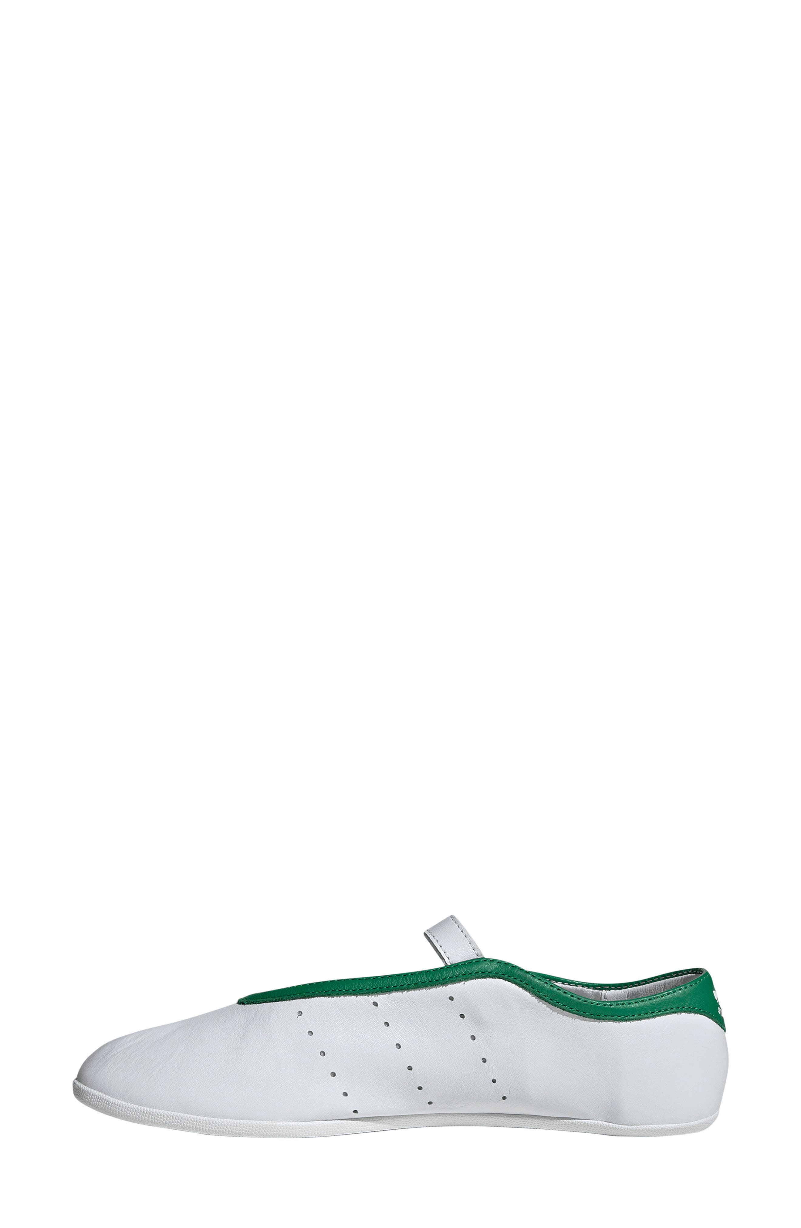 adidas Stan Smith Lo Ballet Sneaker, Alternate, color, Ftwr White/ Ftwr White/ Green