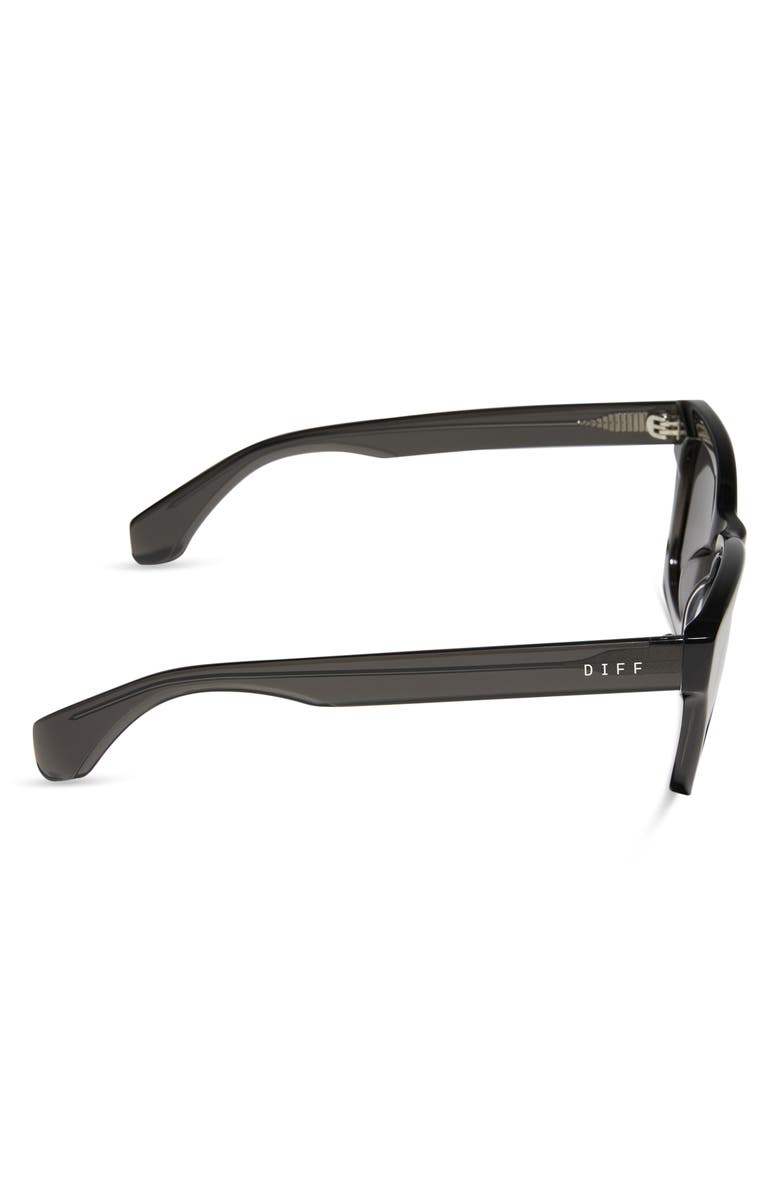DIFF Dean 51mm Square Sunglasses, Alternate, color, Black Smoke
